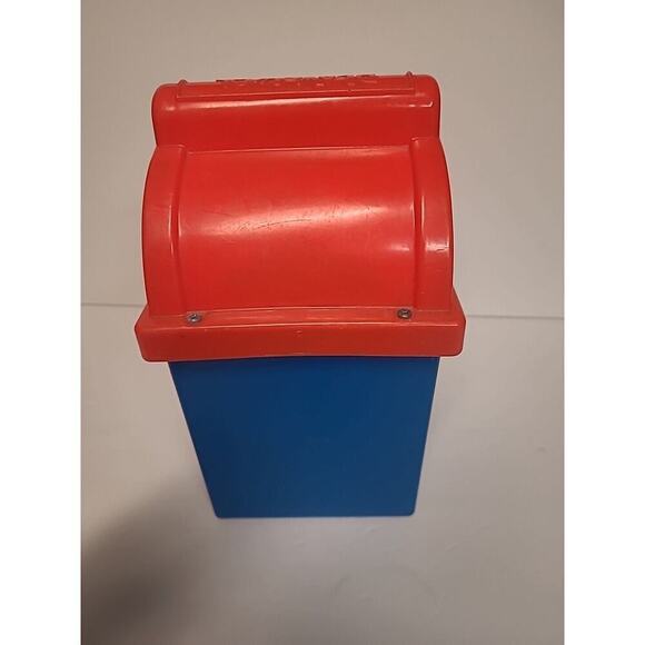Vintage Playskool Mailbox Postal Station Shape Sorter Toy 4 Shapes - 1 Missing - Picture 10 of 15